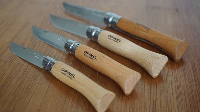 オピネルナイフのおすすめサイズ徹底比較 3本を使ったレビュー ノマドキャンプ