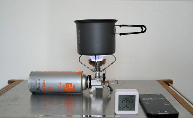 マイクロキャンプストーブFW-MS01　湯沸かし時間