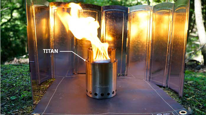 タイタン　焚き火リフレクター