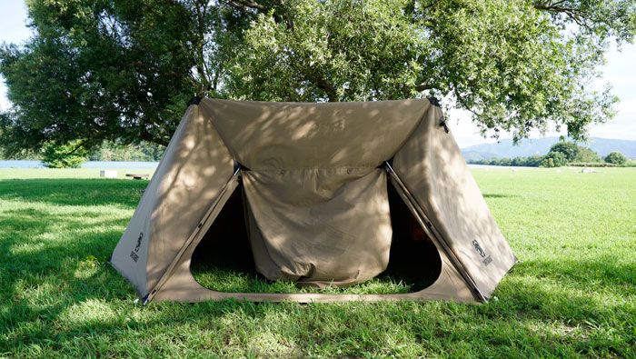 SOLO HOMESTEAD TC 設営方法　テントを立ち上げる