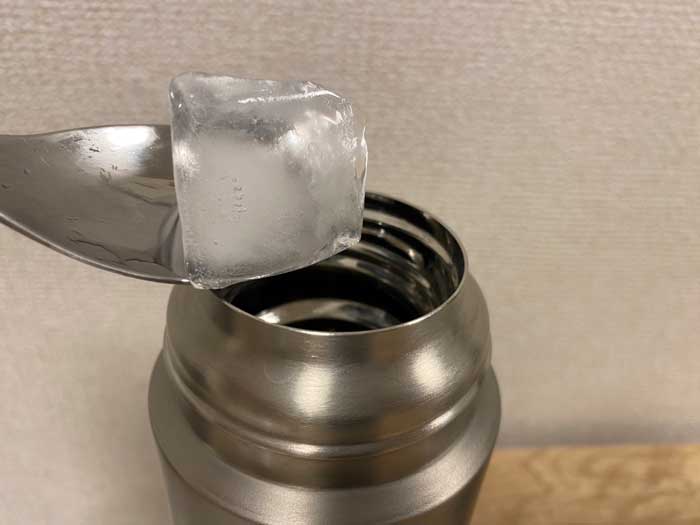 アルパインサーモボトル氷