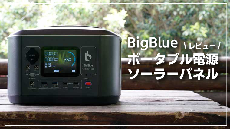 BigBlue　Cellpowa 600　レビュー
